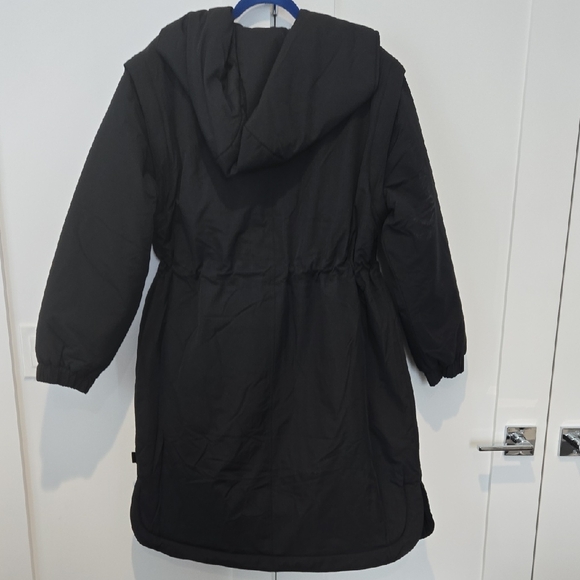 Lou & Grey Long Insulated Parka Coat NEW - L - Picture 10 of 11